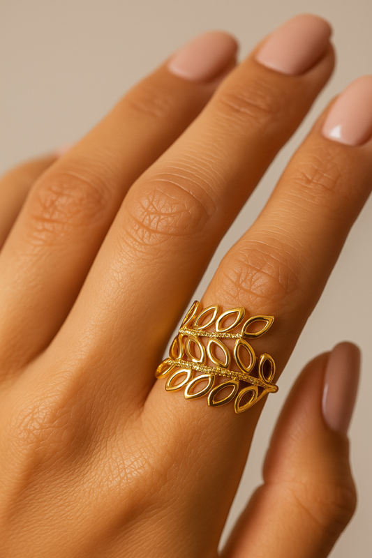 Anello Daphne – Oro/Argento